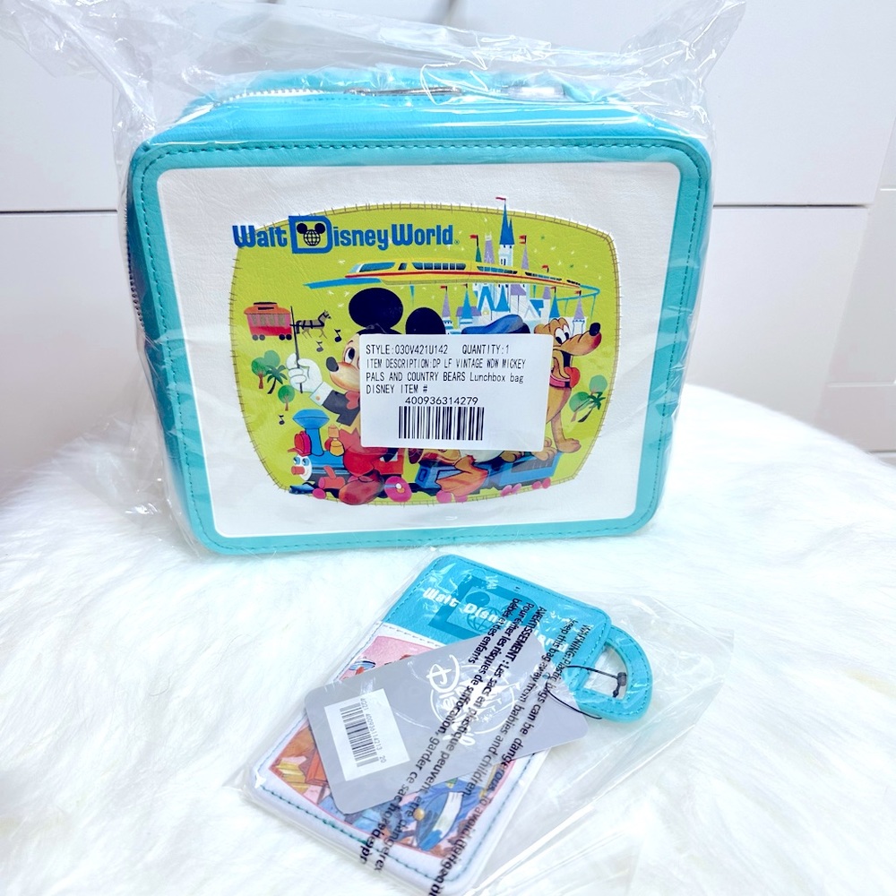 NEW Walt Disney World 50th Anniversary Vault Loungefly Bag and Card Wallet